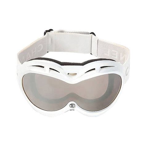 chanel ski goggles for sale vintage|Chanel white ski goggles.